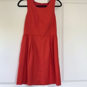 Orange J Crew Factory Dress
